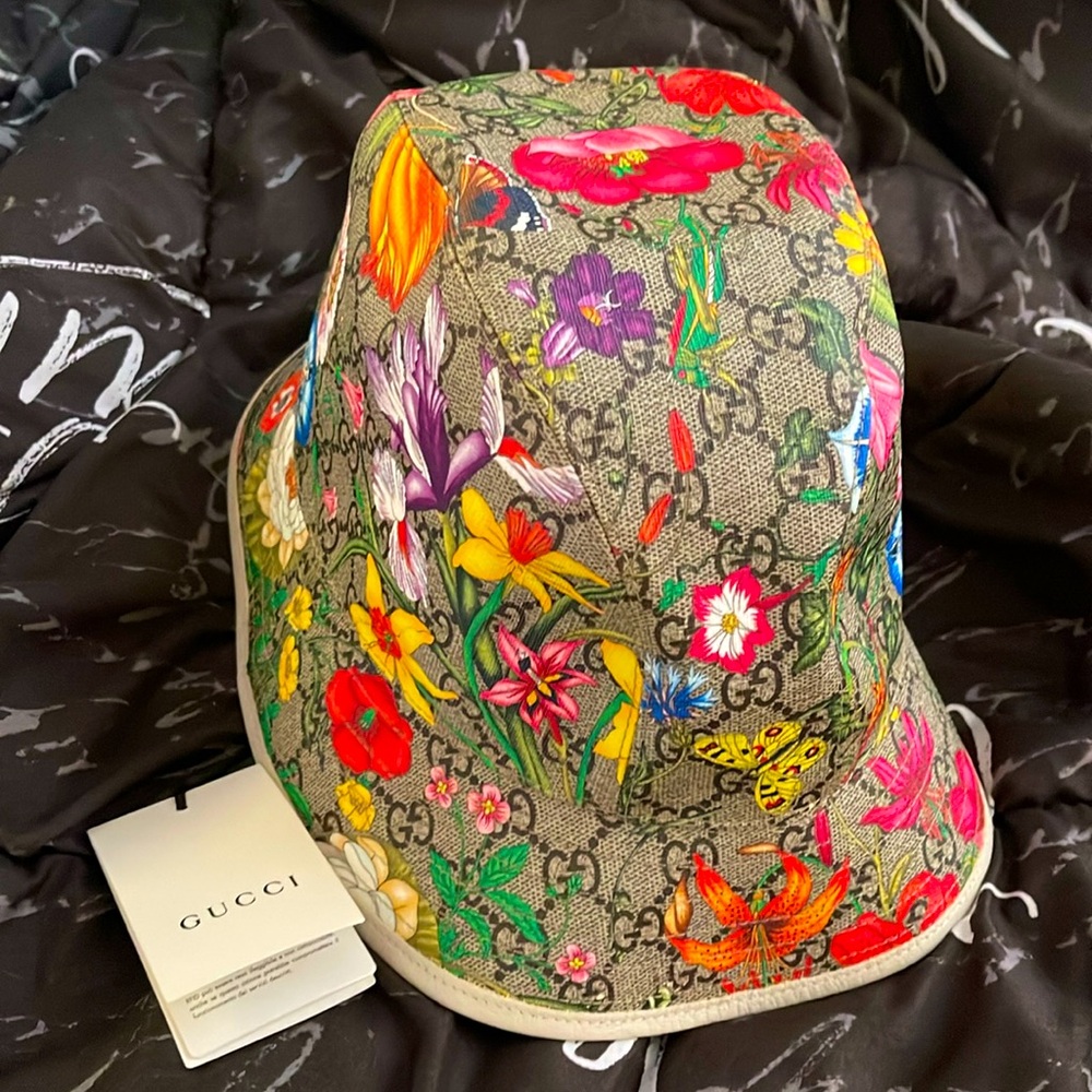 NWT Gucci Floral Hat